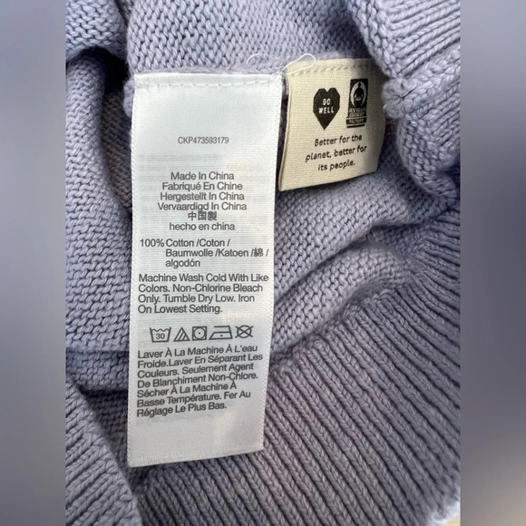 Madewell Crochet-Trim Crop
Sweater Tank
Size xs
Periwinkle color
Pit to pit 13” - Picture 10 of 10